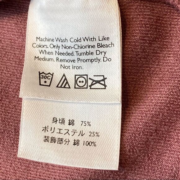 Eddie Bauer 1/2 Zipper Dusty Rose Pullover Size Large - Picture 4 of 10